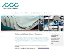 Tablet Screenshot of conticanvas.com